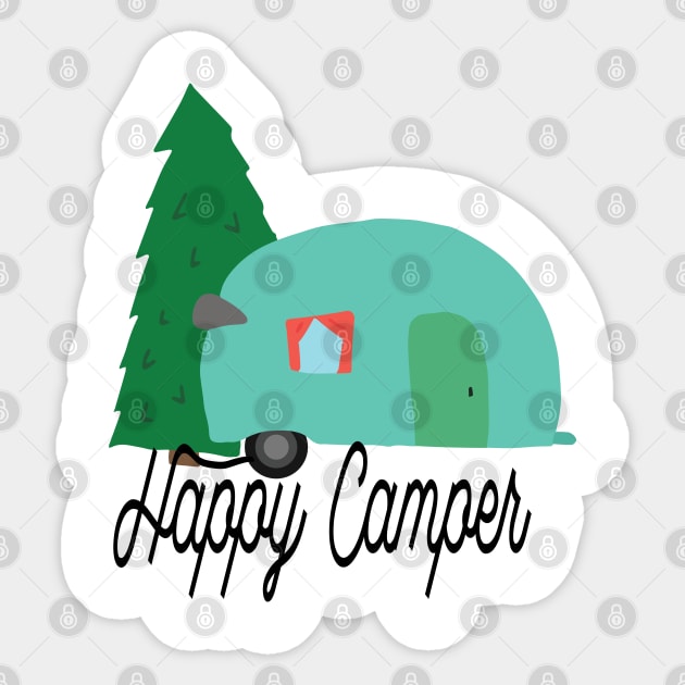 Happy Camper Sticker by Nataliatcha23